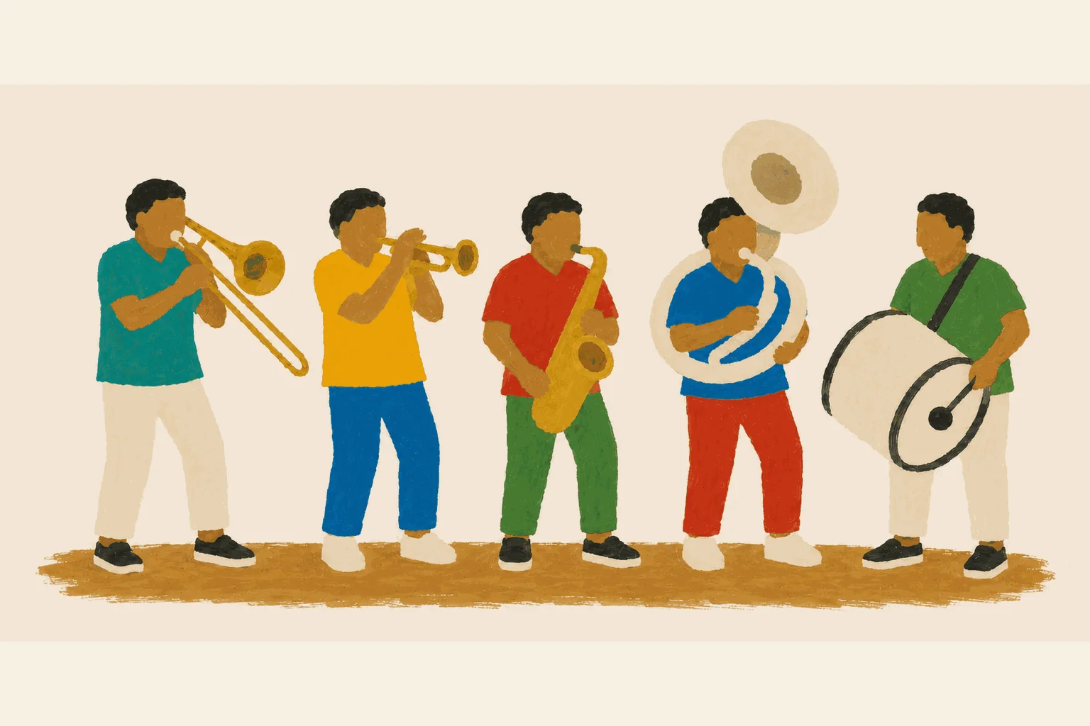 Orquestra de Frevo, versão colorida