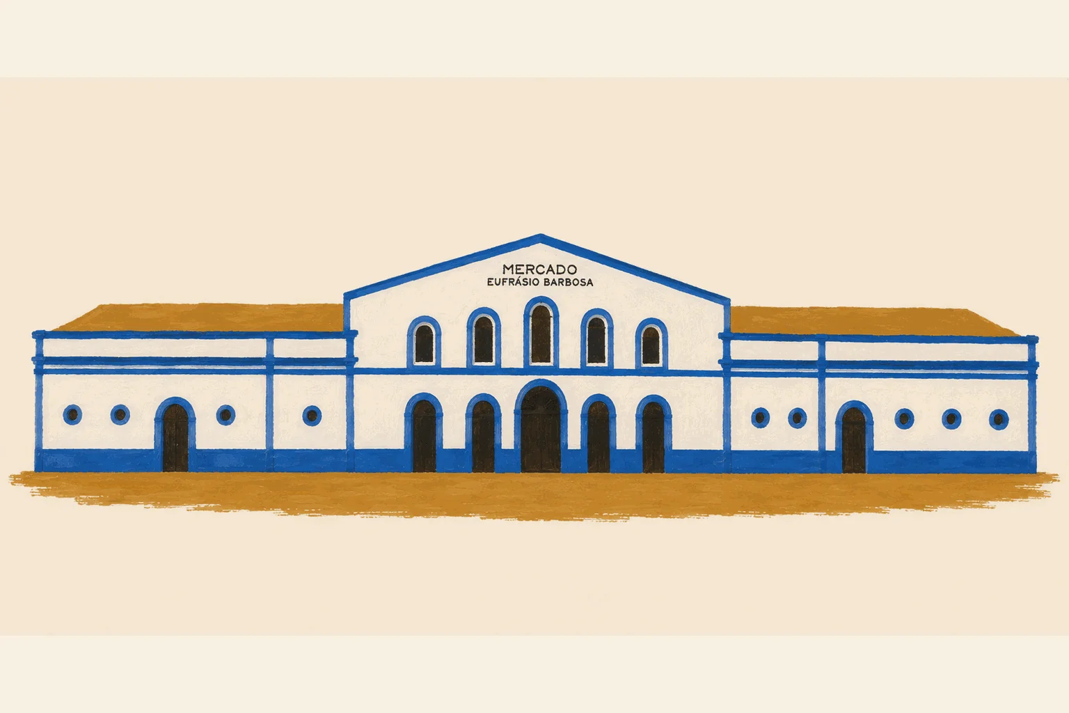 Mercado Eufrásio Barbosa, versão colorida